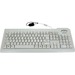 Seal Shield Silver Seal Waterproof Keyboard - SSWKSV208ES - Cable Connectivity - USB Interface - 105 Key - Spanish - QWERTY Layout - Mac, PC - Membrane Keyswitch - White