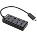 Dyconn Portable 4 Port USB 3.0 Hub (HUB4B-P) - USB - External - 4 USB Port(s) - 4 USB 3.0 Port(s) - PC, Mac