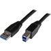StarTech.com 10m 30 ft Active USB 3.0 (5Gbps) USB-A to USB-B Cable - M/M - USB A to B Cable - USB 3.2 Gen 1 - Connect USB 3.0 devices up to 10m away, with no signal loss - USB 3.0 A to B Cable - 10m USB 3.0 Cable - M/M - 30 ft Active USB 3.0 USB-A to USB-