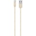 Belkin MIXIT↑ Metallic Micro-USB to USB Cable - 4 ft USB Data Transfer Cable for Smartphone, Tablet, Computer - First End: 1 x USB Type A - Male - Second End: 1 x Micro USB - Male - Gold