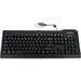 Seal Shield Silver Seal Waterproof Keyboard - SSKSV208CZZ - Cable Connectivity - USB Interface - 105 Key - Czech - QWERTZ Layout - Mac, PC - Membrane Keyswitch - Black