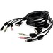 AVOCENT KVM Cable - 10 ft, Single Display, DVI-I, 1 x USB, 2 x Audio, Standard KVM cable