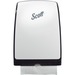Scott Mod Slimfold Folded Towel Dispenser - Multifold Dispenser - 225 x Towel - 13.7" Height x 9.8" Width x 2.9" Depth - White - Compact, Easy-to-load - 1 / Each