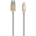 Kanex Sync/Charge Lightning/USB Data Transfer Cable - 6.56 ft Lightning/USB Data Transfer Cable - First End: Lightning - Second End: USB - Gold