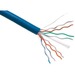 Axiom CAT6 23AWG 4-Pair Solid Conductor 550MHz Bulk Cable Spool 1000FT (Blue) - 1000 ft Category 6 Network Cable for Network Device - First End: Bare Wire - Second End: Bare Wire - 23 AWG - Blue