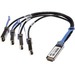 Netpatibles 10321-NP QSFP+/SFP+ Network Cable - 9.84 ft QSFP+/SFP+ Network Cable for Network Device - First End: 1 x QSFP+ Network - Second End: 4 x SFP+ Network - 40 Gbit/s
