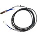 Supermicro QSFP+/SFP+ Network Cable - 16.40 ft QSFP+/SFP+ Network Cable for Network Device - First End: 1 x QSFP Network - Second End: 1 x SFP+ Network - 10 Gbit/s - 24 AWG