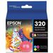 Epson T320P Original Inkjet Ink Cartridge/Paper Kit - Black, Cyan, Magenta, Yellow - 4 / Pack - 100 Photos
