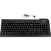 Seal Shield Silver Seal Waterproof Keyboard - SSKSV208TR - Cable Connectivity - USB Interface - 105 Key - Turkish - QWERTY Layout - Mac, PC - Membrane Keyswitch - Black