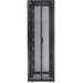 APC by Schneider Electric NetShelter SX AR3157SP Rack Cabinet - For Blade Server, Converged Infrastructure - 48U Rack Height x 19" Rack Width x 36.02" Rack Depth - Black - 2254.73 lb Dynamic/Rolling Weight Capacity - 3006.31 lb Static/Stationary Weight Ca