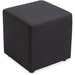 Lorell Fabric Cube Chair - Plywood18" (457.20 mm) x 18" (457.20 mm) x 18" (457.20 mm) - 1 Each