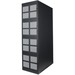 Rack Solutions Colocation Cabinet (4 compartments) - For Server - 44U Rack Height x 19" Rack Width x 29" Rack Depth - Black Powder Coat - Steel - 3000 lb Static/Stationary Weight Capacity - TAA Compliant