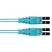 Panduit Fiber Optic Patch Network Cable - 2 ft Fiber Optic Network Cable for Network Device - First End: LC Network - Male - Second End: LC Network - Male - Patch Cable - 50/125 µm