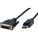 VisionTek DVI to DisplayPort 1.5M Active Cable (M/M) - DisplayPort Digital Audio/Video - DVI Video