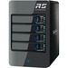 HighPoint RocketStor 6414S Drive Enclosure - 6Gb/s SAS Host Interface - 4 x HDD Supported - 4 x Total Bay - 4 x 2.5"/3.5" Bay - Aluminum
