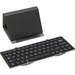 Plugable Foldable Bluetooth Keyboard Compatible with iPad, iPhones, Android, and Windows - Compact Multi-Device Keyboard - Wireless and Portable with Included Stand for iPad/iPhone (10 inches)