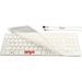 Onyx Waterproof Machine Washable Keyboard (OP-KB-SSKSV099VOH-SS) - Cable Connectivity - USB Interface - White