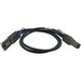 QNAP Mini SAS Cable (1.0M, SFF-8644-8088) - 3.28 ft Mini-SAS Data Transfer Cable - First End: 1 x SFF-8644 Mini-SAS HD - Second End: 1 x SFF-8088 Mini-SAS - Black