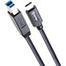 IO Crest USB Type-C to USB 3.1 Standard-B Cable - 3.33 ft USB Data Transfer Cable for Tablet, Notebook, Hard Drive, Docking Station, Switch, MacBook, Chromebook, Motherboard, Computer, Smartphone - First End: 1 x USB 3.1 Type B - Male - Second End: 1 x US