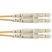 Panduit Fiber Optic Duplex Patch Network Cable - 16.40 ft Fiber Optic Network Cable for Network Device - First End: 2 x LC Network - Male - Second End: 2 x LC Network - Male - Patch Cable - 62.5/125 µm - Orange - 1