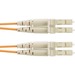 Panduit Fiber Optic Duplex Patch Network Cable - 13.12 ft Fiber Optic Network Cable for Network Device - First End: 2 x LC Network - Male - Second End: 2 x LC Network - Male - Patch Cable - 62.5/125 µm - Orange - 1