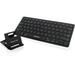 IOGEAR Slim Multi-Link Bluetooth Keyboard with Stand - Wireless Connectivity - Bluetooth - 33 ft - 78 Key - English (US) - QWERTY Layout - Computer, Tablet, Smartphone, Gaming Console - Scissors Keyswitch - AAA Battery Size Supported