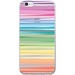 OTM Classic Prints Clear Phone Case, Pastel Stripes - For Apple iPhone 6 Plus, iPhone 6s Plus Smartphone - Pastel Stripes - Clear