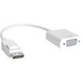 Rocstor DisplayPort to VGA Video Adapter Converter - Cable Length: 5.9" - 5.90" DisplayPort/VGA Video Cable for Desktop Computer, Notebook, Projector, Monitor, HDTV, Video Device - First End: 1 x DisplayPort 1.1a Digital Audio/Video - Male - Second End: 1