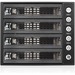 RAIDage BPU-340SATA-KL Drive Enclosure for 5.25" - 6Gb/s SAS, Serial ATA/600 Host Interface Internal - Black - 4 x HDD Supported - 4 x Total Bay - 4 x 3.5" Bay - Plastic, Aluminum