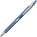 BIC Atlantis Comfort Ball Pen - Medium Pen Point - Retractable - Blue - Blue Barrel - 12 / Dozen