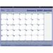 Blueline Blueline Monthly Desk Pad Calendar - Julian Dates - Monthly, Daily - 12 Month - January 2024 - December 2024 - 1 Month Single Page Layout - Desk Pad - Chipboard - 16" Height x 21.3" Width - Reference Calendar, Tear-off, Bilingual, Notes Area, Rem