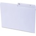 Continental 1/2 Tab Cut Letter Recycled Top Tab File Folder - 8 1/2" x 11" - Top Tab Location - Assorted Position Tab Position - Ivory - 100% Recycled - 100 / Box