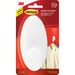 Command Clothes Hanger - 3.40 kg Capacity - for Clothes, Coat - Plastic - White - 1 Each