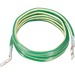 Panduit GJ6120UH Jumper Cord - Green, Yellow - 10 ft Cord Length - LCC6-14JAWH-L / LCC6-14JAW-L - 1
