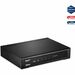 TRENDnet 4-Port Gigabit Switch With SFP Slot, 10 Gbps Switching Capacity, Fanless, 802.1p QoS, Rear Facing Ports, Metal Housing, Network Ethernet Switch, Lifetime Protection, Black, TEG-S51SFP - Rear port 4-Port Gigabit Switch with SFP Slot (Metal)
