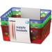 Officemate Achieva Supply Baskets - Red, Green, Blue