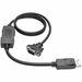 Eaton Tripp Lite Series DisplayPort 1.2 to VGA Active Adapter Cable (DP with Latches to HD15 M/M), 3 ft. (0.9 m), TAA - for Video Device, Projector, TV, Graphics Card, Monitor - 3 ft - 1 x HD-15 Male VGA - 1 x DisplayPort Male Digital Video - Gold-plated 