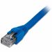 Comprehensive Cat6 Snagless Solid Plenum Shielded Blue Patch Cable 75ft - 75 ft Category 6 Network Cable for Network Device - First End: 1 x RJ-45 Network - Male - Second End: 1 x RJ-45 Network - Male - 1 Gbit/s - Patch Cable - Shielding - Plenum, CMP, FT