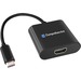 Comprehensive USB/HDMI Audio/Video Adapter - 1 x Type C USB - 1 x HDMI Digital Audio/Video - 3840 x 2160 Supported - White