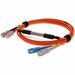 AddOn 5m SC (Male) to SC (Male) Orange OM1 & OS1 Duplex Fiber Mode Conditioning Cable - 100% compatible and guaranteed to work