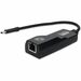 AddOn USB 3.1 (C) Male to RJ-45 Female Black Adapter - 100% compatible and guaranteed to work
