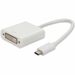 AddOn USB 3.1 (C) Male to DVI-I (29 pin) Female White Adapter - 100% compatible and guaranteed to work