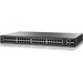 Cisco Smart SG200-50 Gigabit Smart Switch - 50 Ports - Manageable - Gigabit Ethernet - 10/100/1000Base-T, 1000Base-X - Refurbished - 2 Layer Supported - Modular - 2 SFP Slots - Optical Fiber, Twisted Pair - Desktop - Lifetime Limited Warranty