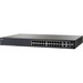 Cisco SG300-28PP 28-Port Gigabit PoE+ Managed Switch - 28 Ports - Manageable - Gigabit Ethernet - 10/100/1000Base-T, 1000Base-X - Refurbished - 3 Layer Supported - 2 SFP Slots - Twisted Pair, Optical Fiber - Desktop - Lifetime Limited Warranty