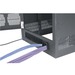 Middle Atlantic Cable-Entry Rear Door, 35 RU ERK Racks - Steel - Black - 35U Rack Height - 44.6" Height x 20.3" Width x 1.4" Depth