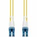 AddOn 0.5m LC (Male) to LC (Male) Yellow OS2 Duplex Fiber OFNR (Riser-Rated) Patch Cable - 100% compatible and guaranteed to work
