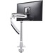 Chief Kontour K1C120W Desk Mount for Monitor, All-in-One Computer - White - TAA Compliant - 1 Display(s) Supported - 30" Screen Support - 25 lb Load Capacity - 75 x 75, 100 x 100