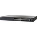 Cisco SG 300-28P 28-port Gigabit PoE Managed Switch - 28 Ports - Manageable - Gigabit Ethernet - 10/100/1000Base-T, 1000Base-X - Refurbished - 3 Layer Supported - Modular - 2 SFP Slots - Twisted Pair, Optical Fiber - Rack-mountable - Lifetime Limited Warr