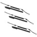 Zebra Stylus - 3 - Capacitive Touchscreen Type Supported - 0.20" - Plastic, Carbon - Black
