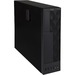 In Win CE052 Computer Case - Slim Tower - Black - 4 x Bay - 1 x 3.54" x Fan(s) Installed - 1 x 300 W - Power Supply Installed - Micro ATX, Mini ITX Motherboard Supported - 1 x Fan(s) Supported - 1 x External 5.25" Bay - 1 x External 3.5" Bay - 1 x Interna